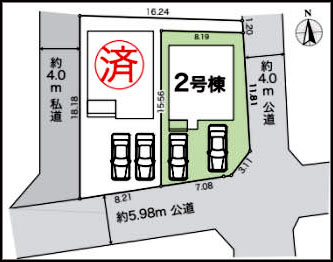 岡山市東部　構造：木造土地面積:124.9平米 ( 37.78坪 )　建物面積:96.05平米 ( 29.05坪 )　